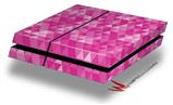 Vinyl Decal Skin Wrap compatible with Sony PlayStation 4 Original Console Triangle Mosaic Fuchsia (PS4 NOT INCLUDED)