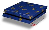 Vinyl Decal Skin Wrap compatible with Sony PlayStation 4 Original Console Anchors Away Blue (PS4 NOT INCLUDED)