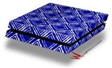 Vinyl Decal Skin Wrap compatible with Sony PlayStation 4 Original Console Wavey Royal Blue (PS4 NOT INCLUDED)