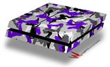 Vinyl Decal Skin Wrap compatible with Sony PlayStation 4 Original Console Sexy Girl Silhouette Camo Purple (PS4 NOT INCLUDED)