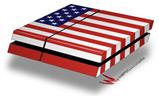 Vinyl Decal Skin Wrap compatible with Sony PlayStation 4 Original Console USA American Flag 01 (PS4 NOT INCLUDED)