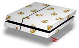 Vinyl Decal Skin Wrap compatible with Sony PlayStation 4 Original Console Anchors Away White (PS4 NOT INCLUDED)