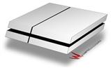 Vinyl Decal Skin Wrap compatible with Sony PlayStation 4 Original Console Solids Collection White (PS4 NOT INCLUDED)