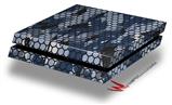 Vinyl Decal Skin Wrap compatible with Sony PlayStation 4 Original Console HEX Mesh Camo 01 Blue (PS4 NOT INCLUDED)