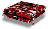 Vinyl Decal Skin Wrap compatible with Sony PlayStation 4 Original Console WraptorCamo Digital Camo Red (PS4 NOT INCLUDED)