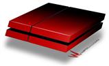 Vinyl Decal Skin Wrap compatible with Sony PlayStation 4 Original Console Smooth Fades Red Black (PS4 NOT INCLUDED)