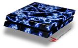 Vinyl Decal Skin Wrap compatible with Sony PlayStation 4 Original Console Electrify Blue (PS4 NOT INCLUDED)