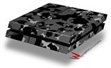 Vinyl Decal Skin Wrap compatible with Sony PlayStation 4 Original Console WraptorCamo Old School Camouflage Camo Black (PS4 NOT INCLUDED)