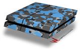 Vinyl Decal Skin Wrap compatible with Sony PlayStation 4 Original Console WraptorCamo Old School Camouflage Camo Blue Medium (PS4 NOT INCLUDED)