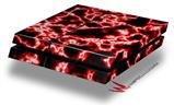 Vinyl Decal Skin Wrap compatible with Sony PlayStation 4 Original Console Electrify Red (PS4 NOT INCLUDED)