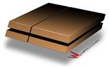 Vinyl Decal Skin Wrap compatible with Sony PlayStation 4 Original Console Smooth Fades Bronze Black (PS4 NOT INCLUDED)