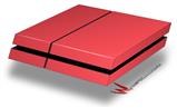 Vinyl Decal Skin Wrap compatible with Sony PlayStation 4 Original Console Solids Collection Coral (PS4 NOT INCLUDED)