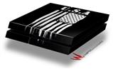 Vinyl Decal Skin Wrap compatible with Sony PlayStation 4 Original Console Brushed USA American Flag USA (PS4 NOT INCLUDED)