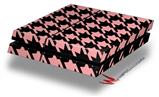 Vinyl Decal Skin Wrap compatible with Sony PlayStation 4 Original Console Houndstooth Pink on Black (PS4 NOT INCLUDED)