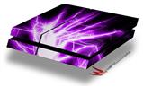 Vinyl Decal Skin Wrap compatible with Sony PlayStation 4 Original Console Lightning Purple (PS4 NOT INCLUDED)