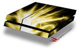 Vinyl Decal Skin Wrap compatible with Sony PlayStation 4 Original Console Lightning Yellow (PS4 NOT INCLUDED)