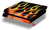 Vinyl Decal Skin Wrap compatible with Sony PlayStation 4 Original Console Metal Flames (PS4 NOT INCLUDED)