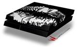 Vinyl Decal Skin Wrap compatible with Sony PlayStation 4 Original Console Big Kiss Lips White on Black (PS4 NOT INCLUDED)