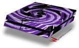 Vinyl Decal Skin Wrap compatible with Sony PlayStation 4 Original Console Alecias Swirl 02 Purple (PS4 NOT INCLUDED)