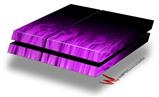 Vinyl Decal Skin Wrap compatible with Sony PlayStation 4 Original Console Fire Purple (PS4 NOT INCLUDED)