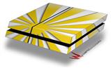Vinyl Decal Skin Wrap compatible with Sony PlayStation 4 Original Console Rising Sun Japanese Flag Yellow (PS4 NOT INCLUDED)