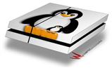 Vinyl Decal Skin Wrap compatible with Sony PlayStation 4 Original Console Penguins on White (PS4 NOT INCLUDED)