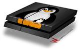 Vinyl Decal Skin Wrap compatible with Sony PlayStation 4 Original Console Penguins on Black (PS4 NOT INCLUDED)