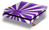 Vinyl Decal Skin Wrap compatible with Sony PlayStation 4 Original Console Rising Sun Japanese Flag Purple (PS4 NOT INCLUDED)