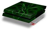 Vinyl Decal Skin Wrap compatible with Sony PlayStation 4 Original Console Abstract 01 Green (PS4 NOT INCLUDED)