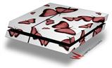 Vinyl Decal Skin Wrap compatible with Sony PlayStation 4 Original Console Butterflies Pink (PS4 NOT INCLUDED)