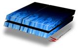 Vinyl Decal Skin Wrap compatible with Sony PlayStation 4 Original Console Fire Blue (PS4 NOT INCLUDED)