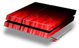 Vinyl Decal Skin Wrap compatible with Sony PlayStation 4 Original Console Fire Red (PS4 NOT INCLUDED)