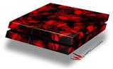 Vinyl Decal Skin Wrap compatible with Sony PlayStation 4 Original Console Skulls Confetti Red (PS4 NOT INCLUDED)