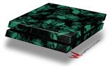 Vinyl Decal Skin Wrap compatible with Sony PlayStation 4 Original Console Skulls Confetti Seafoam Green (PS4 NOT INCLUDED)