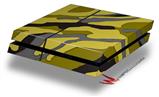 Vinyl Decal Skin Wrap compatible with Sony PlayStation 4 Original Console Camouflage Yellow (PS4 NOT INCLUDED)