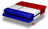 Vinyl Decal Skin Wrap compatible with Sony PlayStation 4 Original Console Red White and Blue (PS4 NOT INCLUDED)