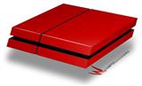 Vinyl Decal Skin Wrap compatible with Sony PlayStation 4 Original Console Solids Collection Red (PS4 NOT INCLUDED)