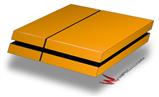 Vinyl Decal Skin Wrap compatible with Sony PlayStation 4 Original Console Solids Collection Orange (PS4 NOT INCLUDED)