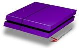 Vinyl Decal Skin Wrap compatible with Sony PlayStation 4 Original Console Solids Collection Purple (PS4 NOT INCLUDED)