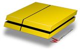 Vinyl Decal Skin Wrap compatible with Sony PlayStation 4 Original Console Solids Collection Yellow (PS4 NOT INCLUDED)