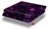 Vinyl Decal Skin Wrap compatible with Sony PlayStation 4 Original Console Twisted Garden Purple and Hot Pink (PS4 NOT INCLUDED)