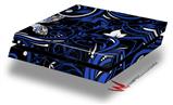 Vinyl Decal Skin Wrap compatible with Sony PlayStation 4 Original Console Twisted Garden Blue and White (PS4 NOT INCLUDED)