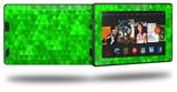 Triangle Mosaic Green - Decal Style Skin fits 2013 Amazon Kindle Fire HD 7 inch