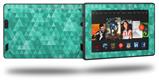 Triangle Mosaic Seafoam Green - Decal Style Skin fits 2013 Amazon Kindle Fire HD 7 inch