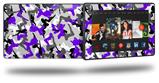 Sexy Girl Silhouette Camo Purple - Decal Style Skin fits 2013 Amazon Kindle Fire HD 7 inch