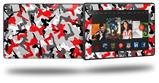 Sexy Girl Silhouette Camo Red - Decal Style Skin fits 2013 Amazon Kindle Fire HD 7 inch