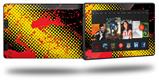 Halftone Splatter Yellow Red - Decal Style Skin fits 2013 Amazon Kindle Fire HD 7 inch