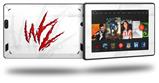 WraptorSkinz WZ on White - Decal Style Skin fits 2013 Amazon Kindle Fire HD 7 inch