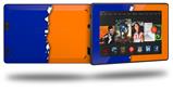 Ripped Colors Blue Orange - Decal Style Skin fits 2013 Amazon Kindle Fire HD 7 inch