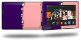 Ripped Colors Purple Pink - Decal Style Skin fits 2013 Amazon Kindle Fire HD 7 inch